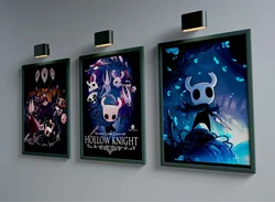 Hollow Knight Videogame Painting kids Anime Game Posters Prints Printed On Canvas Home Wall Art Pictures For Living Room Decor