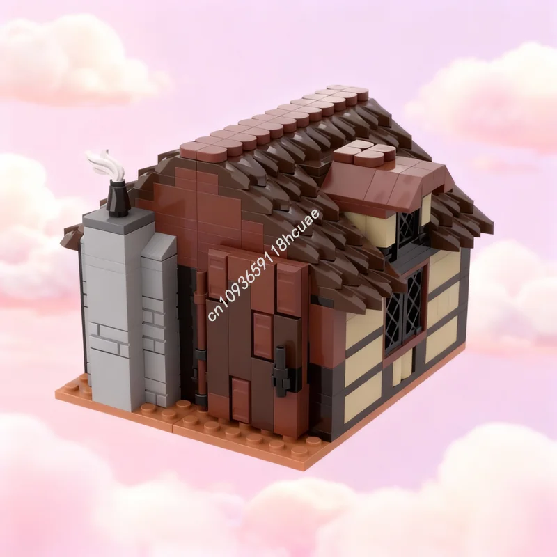 

398pcs MOC Castle MEDIEVAL INN Model Building Blocks Construction Assemble DIY Creative Christmas Gift Education Brick Toys Idea