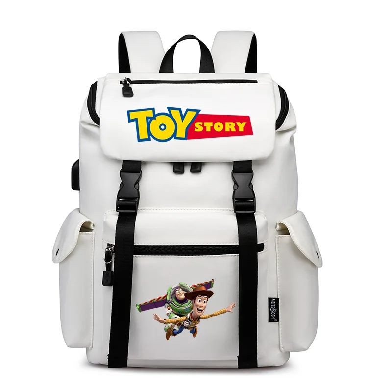 

Disney Toy Story Woody Buzz Backpack Women Men Laptop Travel Bag Large Waterproof Multifunction USB Charging Knapsack Mochila