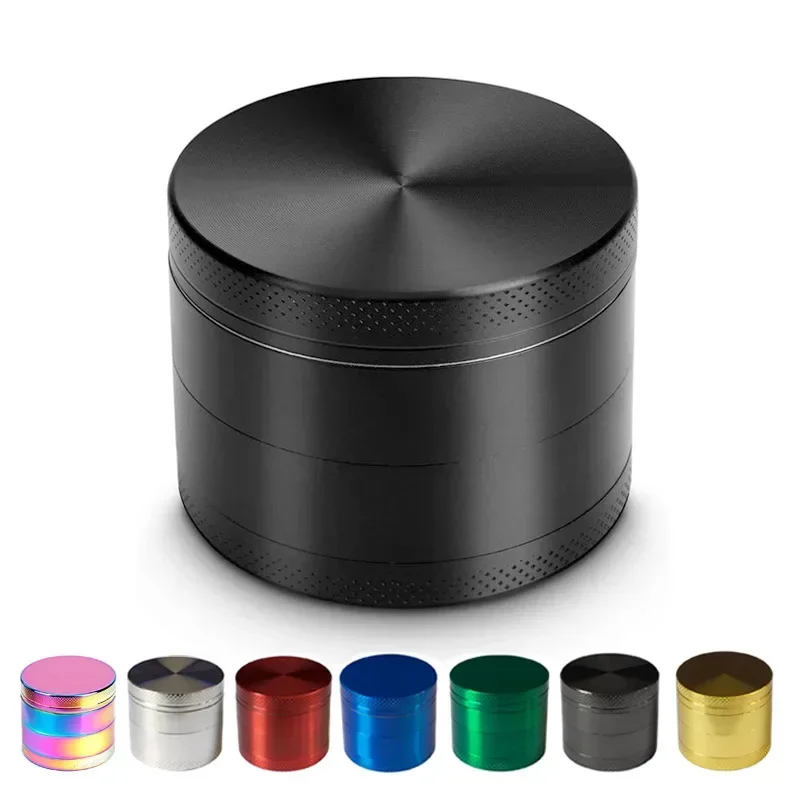 4 Layer Zinc Alloy Smoke Grinder Cigar Processing Shredder Manual Durable Spice Herbal Mills Crusher Smoking Accessories