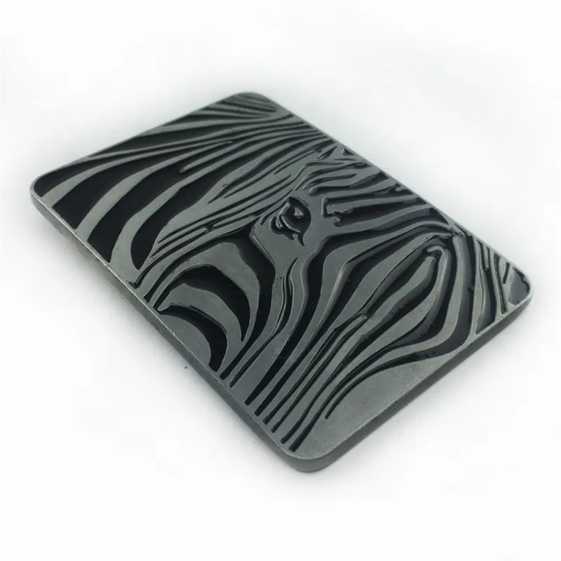 

Пряжка для ремня из цинкового сплава в стиле вестерн с изображением зебры, повседневная винтажная пряжка для ремня с зеброй.