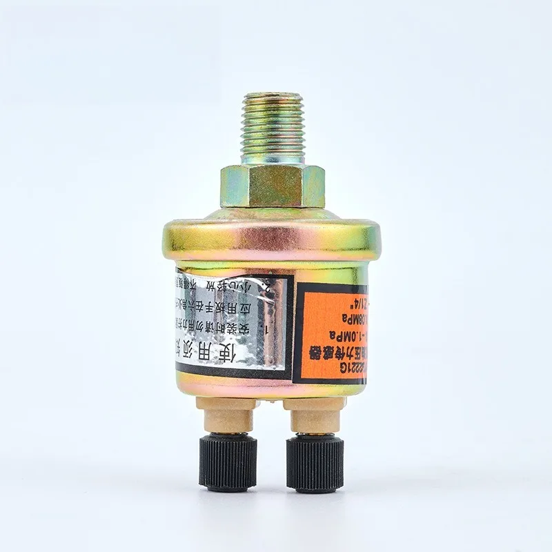 YG2221G Oil Pressure Sensor, 0-10Bar Sender Unit for Truck Agricultural Machinery Diesel Engine
