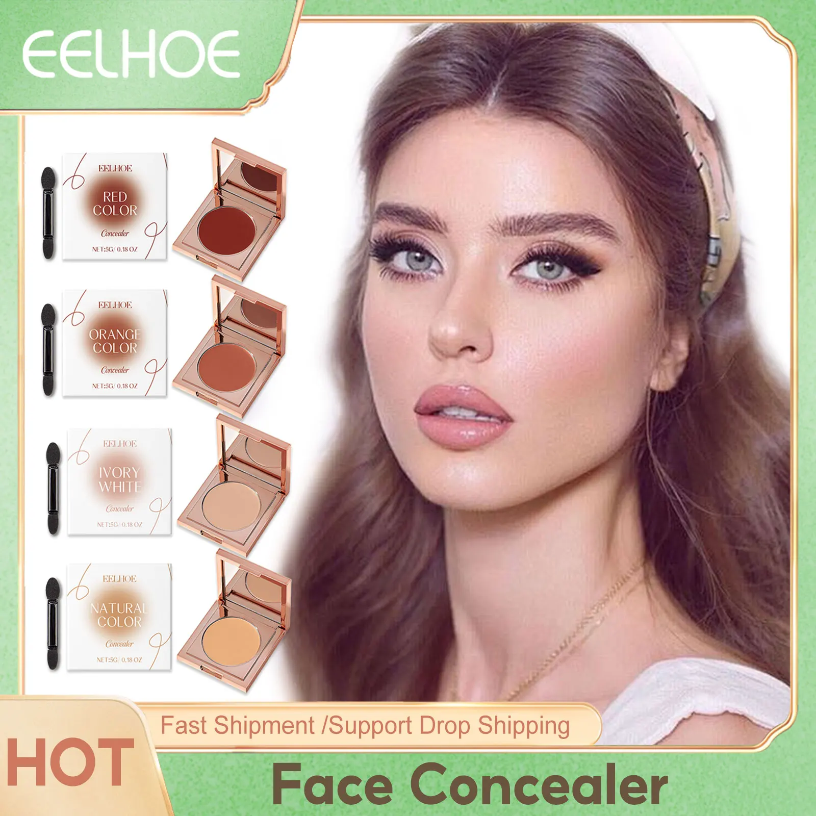 

Hydrating Concealer for Dark Skin Lasting Makeup Light Skin Lightweight Concealer Invisible Pores Melanin Full Coverage Makeup