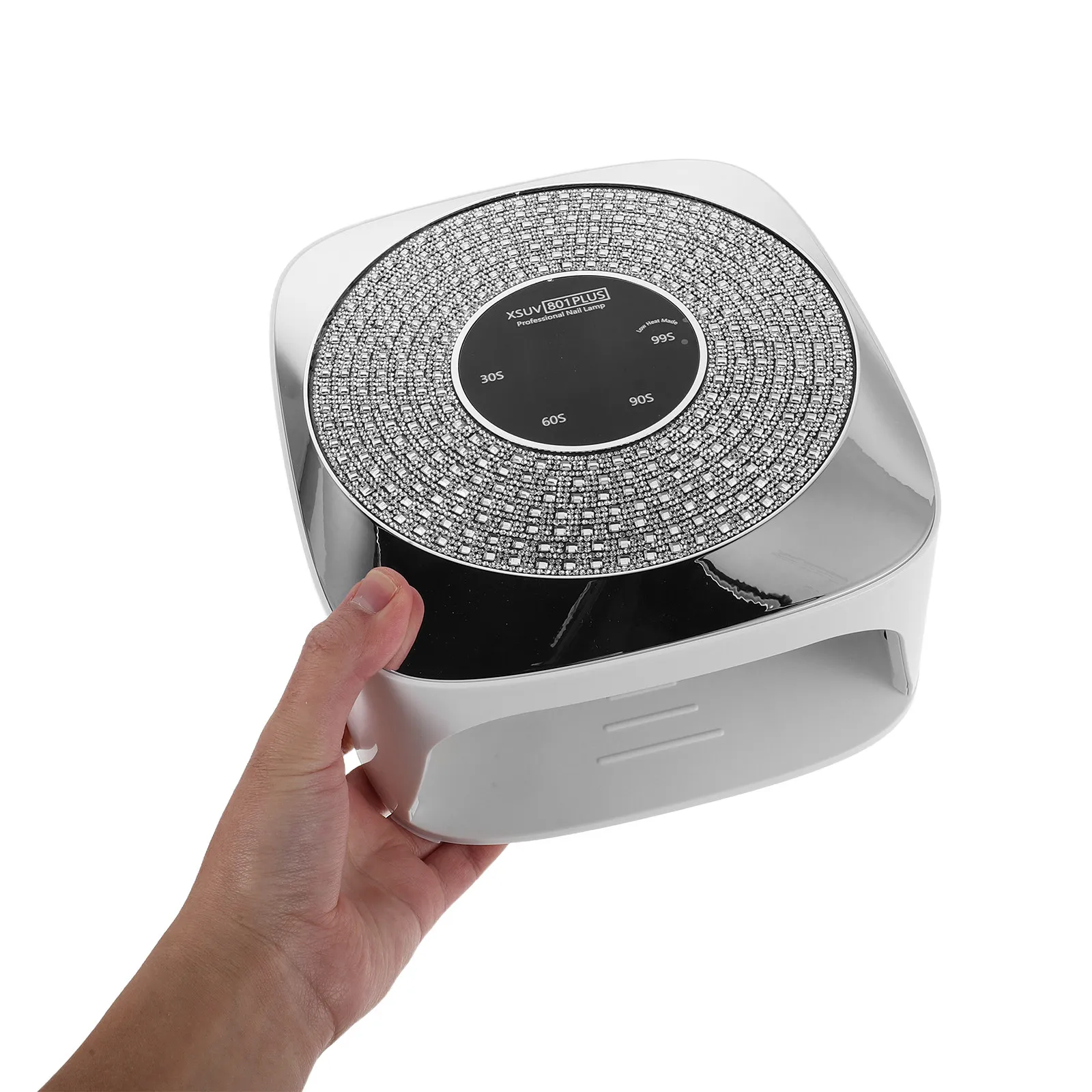 Rechargeable Rhinestone Nail Lamp Professional Uv LED Gel Light Cordless Portable Nail Dryer for Home Salon Manicure Tools