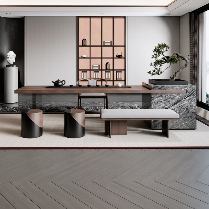 

Set Modern Minimalist Zen Designer Creative Tea Table Office Furniture