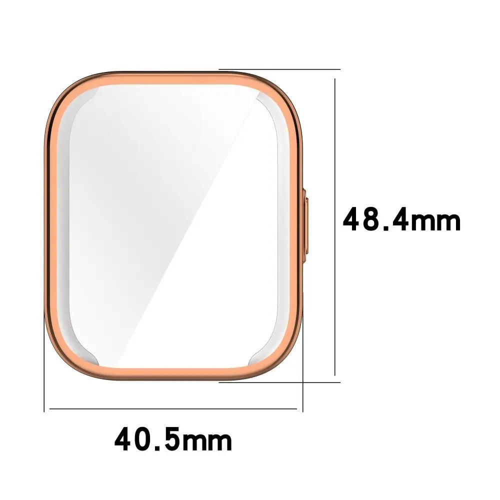 New Plating TPU Case For Amazfit Bip 5 Unity Watch Bumper Full Cover Anti-scratch Screen Protector Shell For Amazfit Bip 5 Unity
