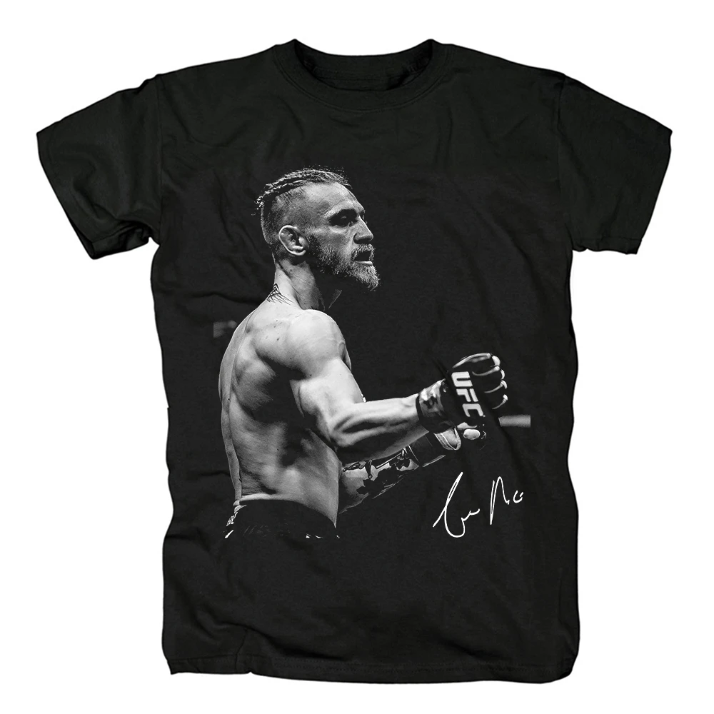 Boy Vintage Christmas Tee Shirt Guys Punk Designer Streetwear Awesome MMA Conor McGregor  King Featherweight  T Shirt