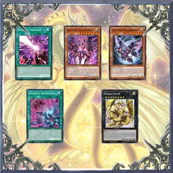 70 pz Galaxy-Eyes Tachyon Dragon Yugioh gioco di carte Deck facile da giocare non originale Master Duel DIY Deck Dragluxion