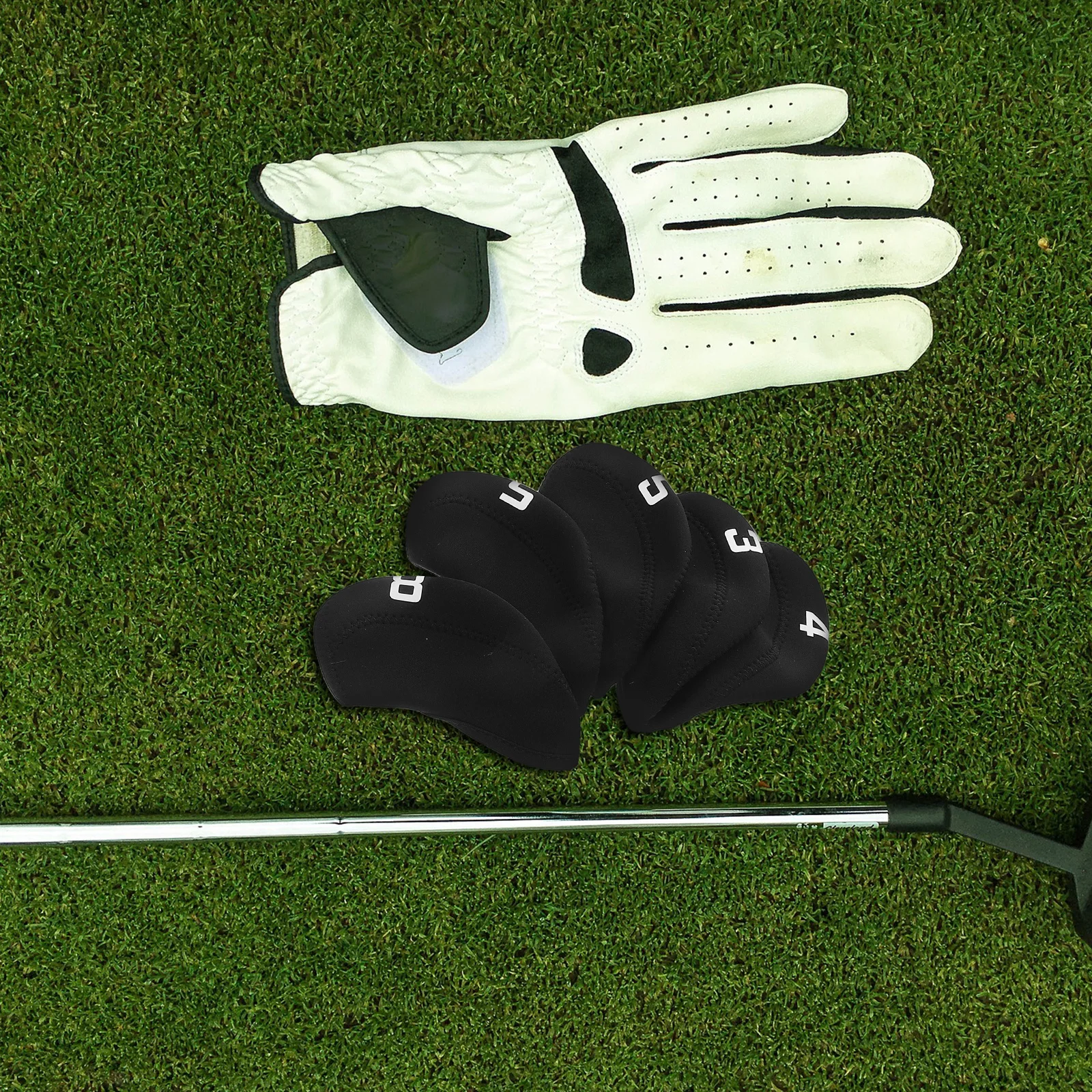 

11Pcs Golf Club Head Covers Set Neoprene Protection for Driver Putter Clubs Portable Stylish Reliable Performance