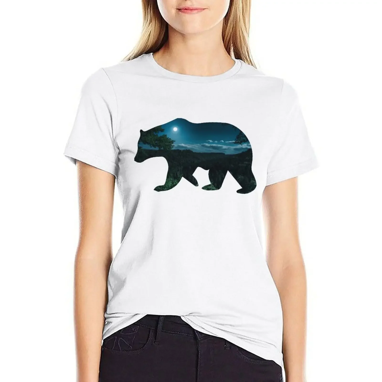 

Bear, Bear Country T-shirt cute clothes hippie clothes female tops for Women