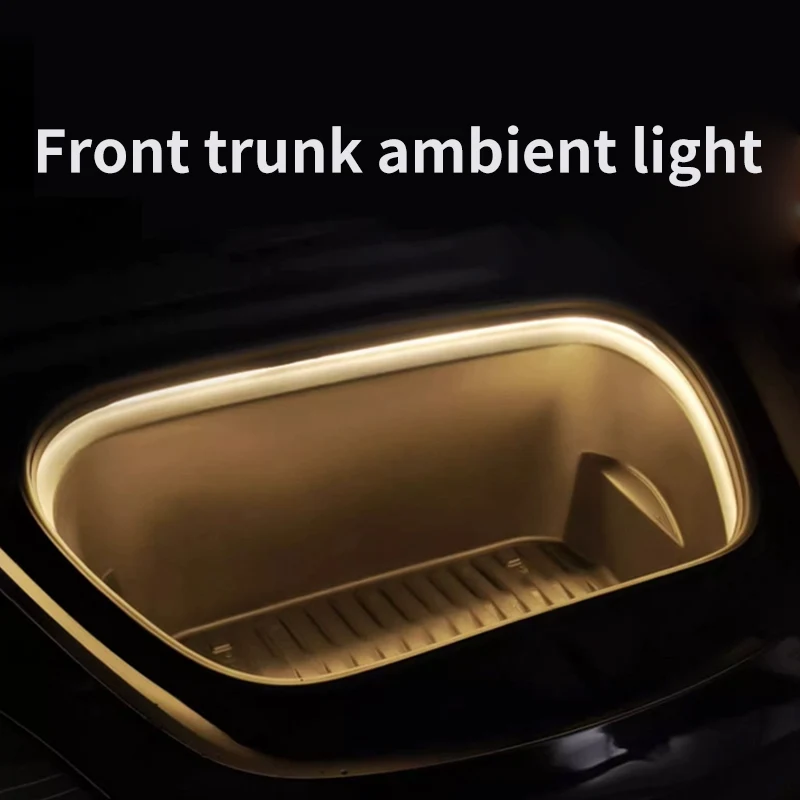 

Special Tesla Model Y/Model 3 interior modification supplies, hood, front trunk lighting, ambient lighting