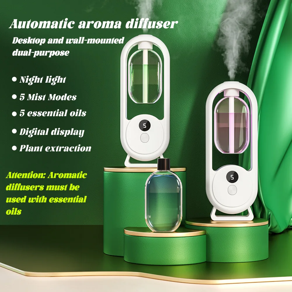 Tragbarer USB-Luftbe feuchter Aroma diffusor zeit gesteuerte Aromatherapie-Maschine für ätherische Öle Kfz-Luft reiniger mit Nachtlicht