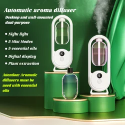 Portable USB  Air Humidifier aroma diffuser Timed essential oil aromatherapy machine Automotive purifier with Night Light