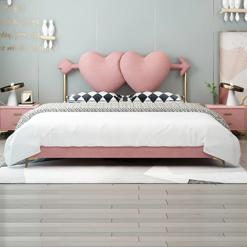 

Girls luxury bed simple modern bedroom bed master