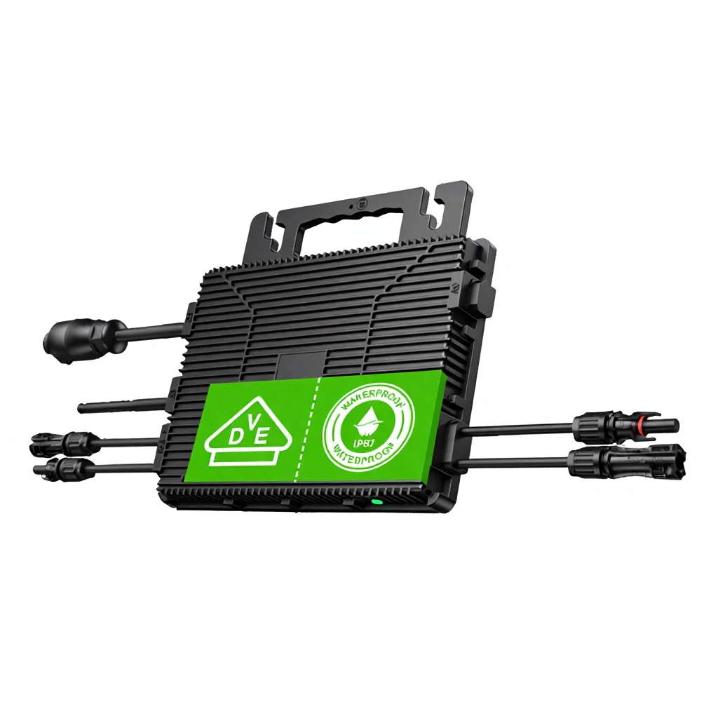 350W New Trend Hybrid Grid Tie Micro Inverter MPPT Waterproof  Solar Panel PV Power Conversion System