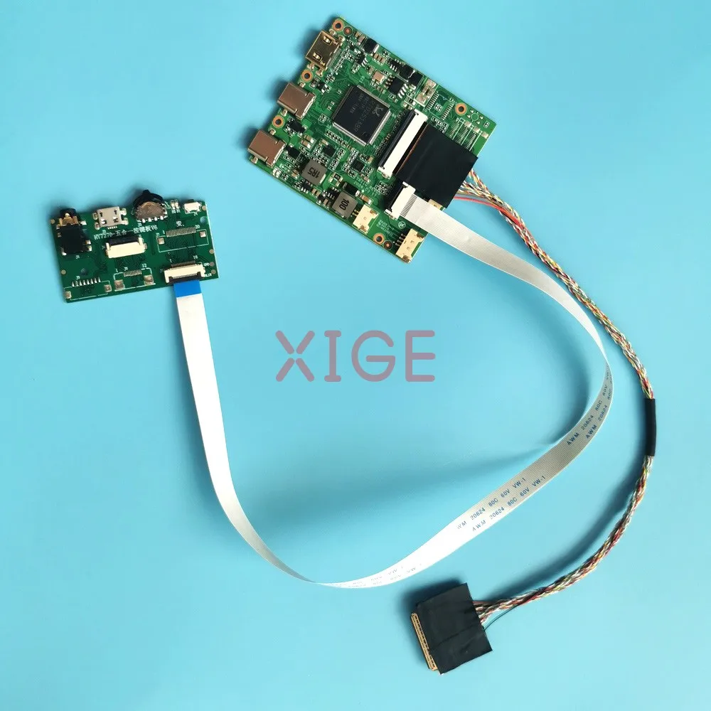 Fit B156XW02 V0/V1/V2/V3/V4/V6/V7 Driver Controller Board USB Micro Kit DIY 40-Pin LVDS 1366*768 TYPE-C Mini-HDMI Laptop Monitor