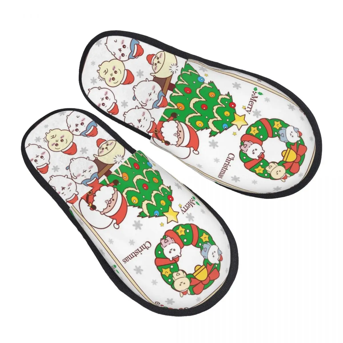 

Chiikawas Winter Cotton House Slippers Indoor Cozy Memory Foam Slippers Anti Slip