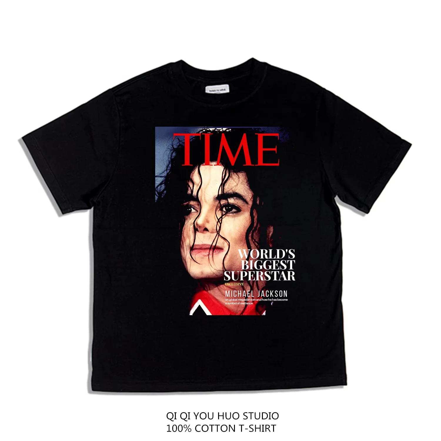 2026 Vintage Music Portrait Collage Graphic Large Printed Cotton Unisex Short Sleeve T-Shirts Print Tees for Kids Adults