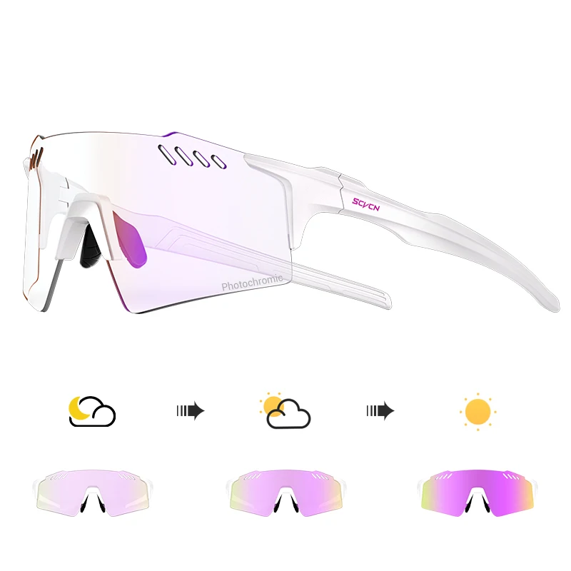 SCVCN Photochrome Sport Sunglasses 4