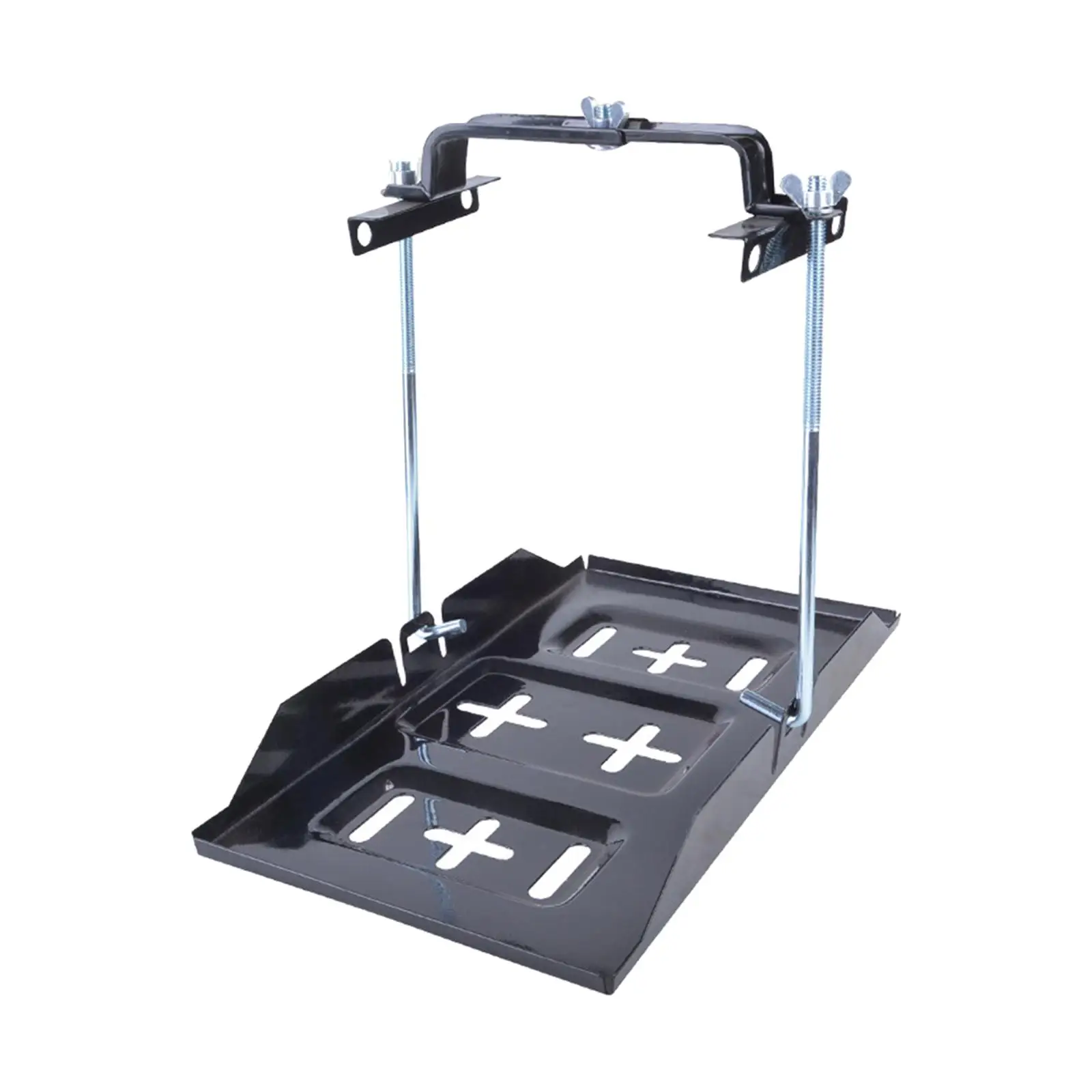 

Battery Holder Tray with L Bolt Adjustable Clamp for Marine RV Boats