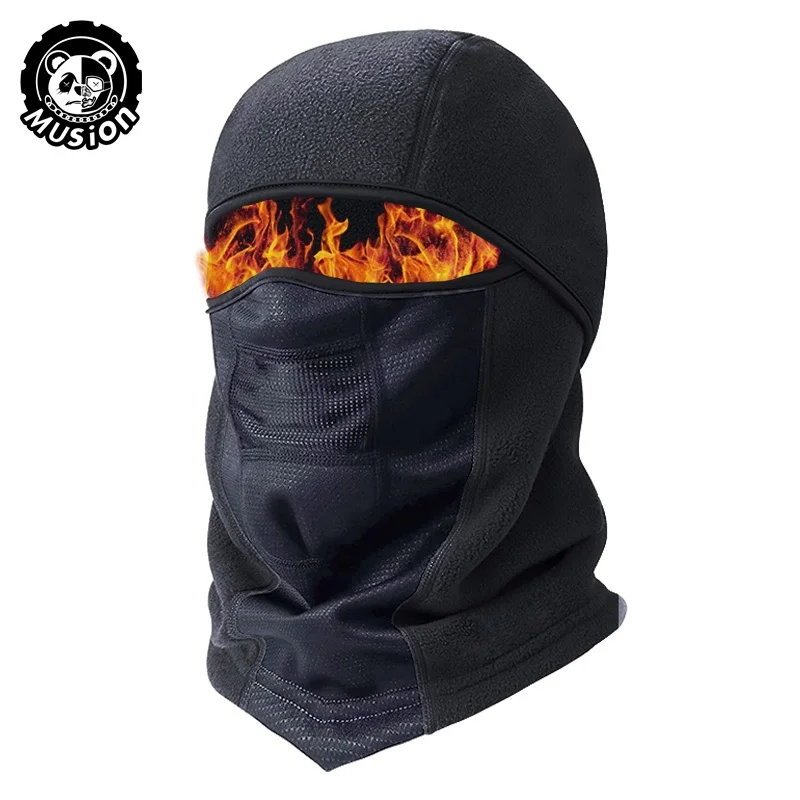 Musion Winter Balaclava Fleece Thermal Ski Mask Windproof Breathable Face Cover for Men Women Cold Weather Gear