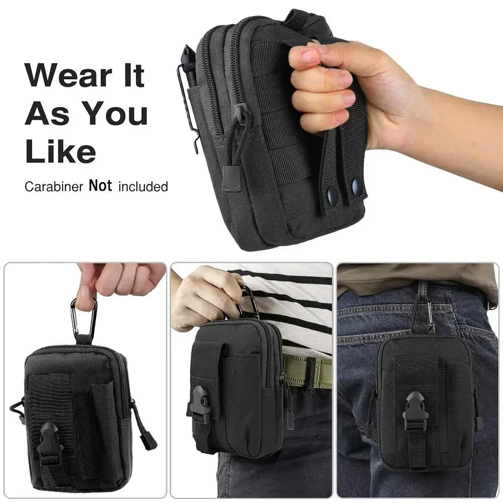 Leg Waist Packs Bag Army Camouflage Belt Bag for Men Riding Locomotive Portable Multifunctional Sports Hanging Leggings Bag