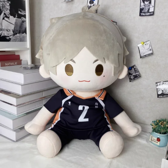 

Предварительная продажа аниме Haikyuu! Плюшевая кукла sugawara koushi, 40 см, одежда для косплея