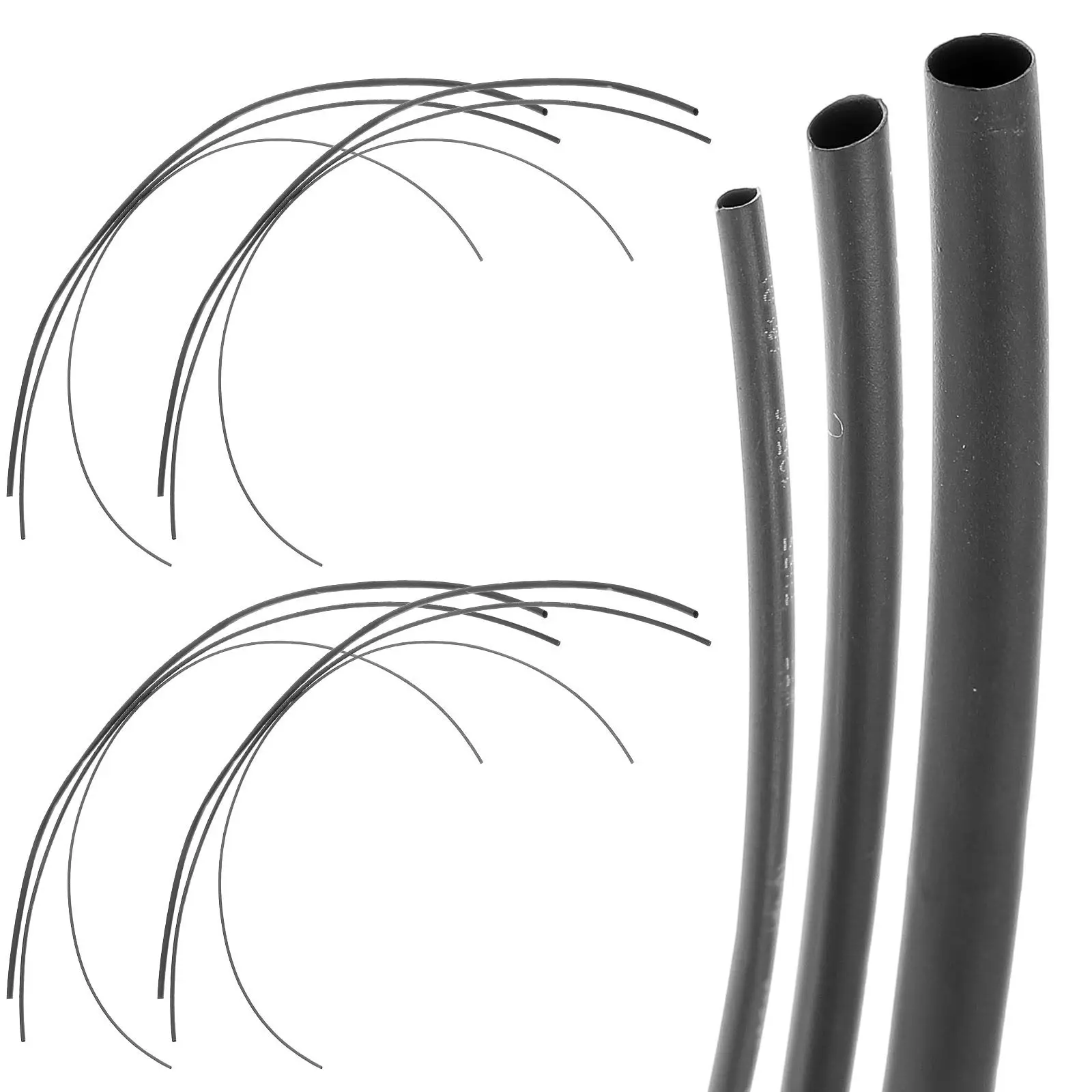 15Pcs Heat Shrink Tubing Kit Rubber Electrical Insulation Shrink Wrap for Electric Guitar Wire Protection Solder Joint Sealing - view 3