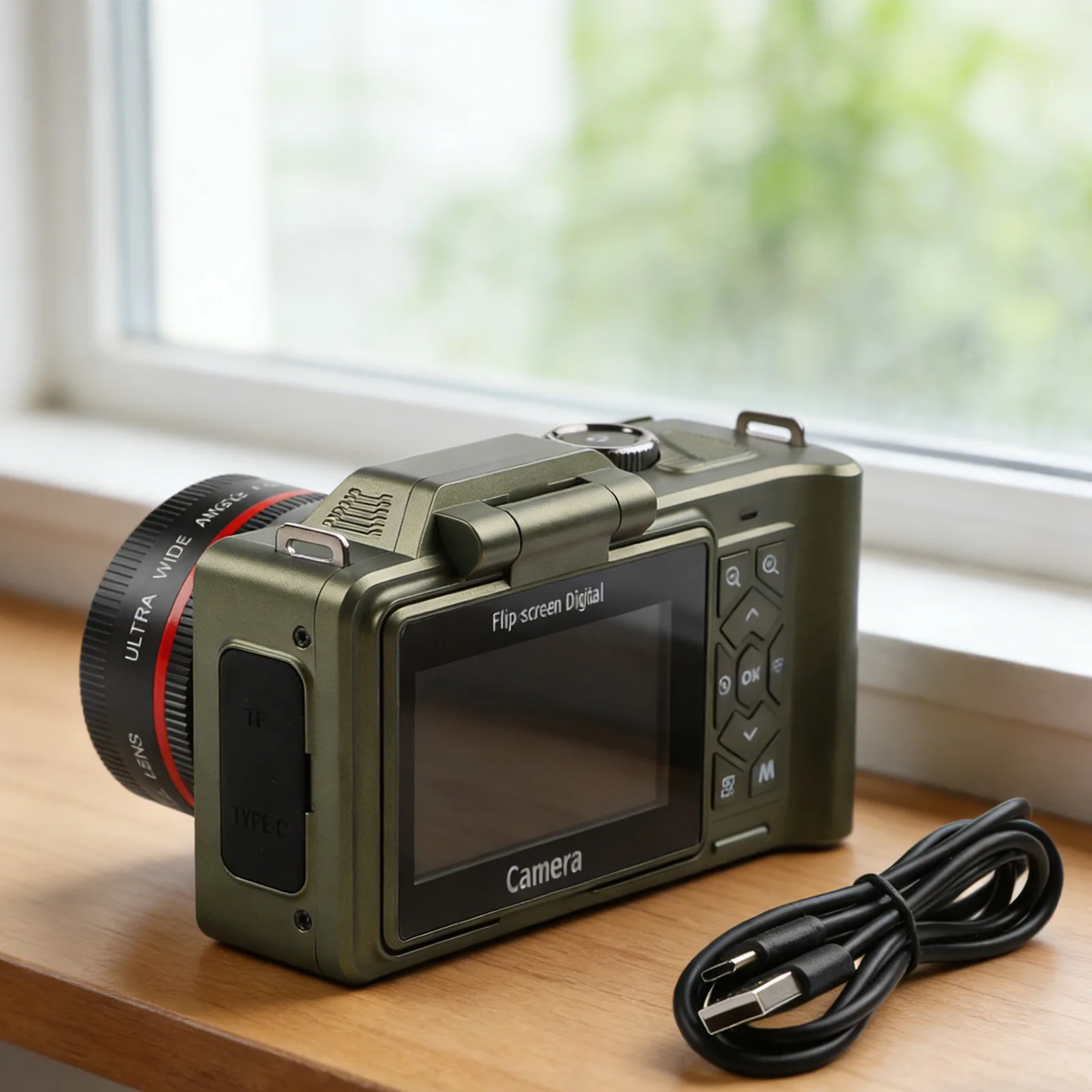 1 Pcs Zoom Functionality 4K Digital Mirrorless Advanced Display  264 3.5-inch HD Display 96MP 50x Digital Zoom Accessories