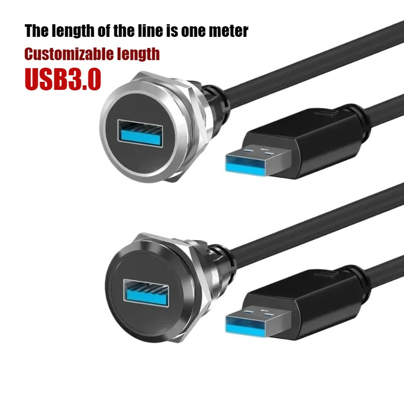1PC Type C data transmission socket Type C module passes through 3.0USB female-to-female cable connector female-to-male 86 panel