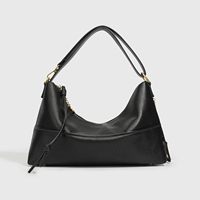 Half Moon Bags For Women Luxury Designer Handbag And Purses 2026 New In Fashion PU Leather Simple Commuting Shoulder Crossbody