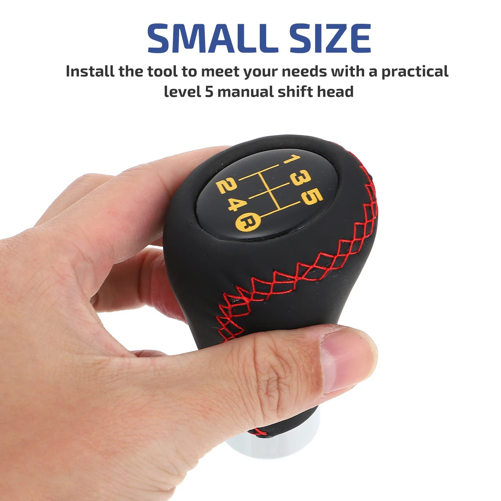 

1 set Manual Gear Handle Sturdy Rustproof Anti-Slip 5-Level Adjustable Car Gear Shifting Knob For Most Vehicle Interior Decor
