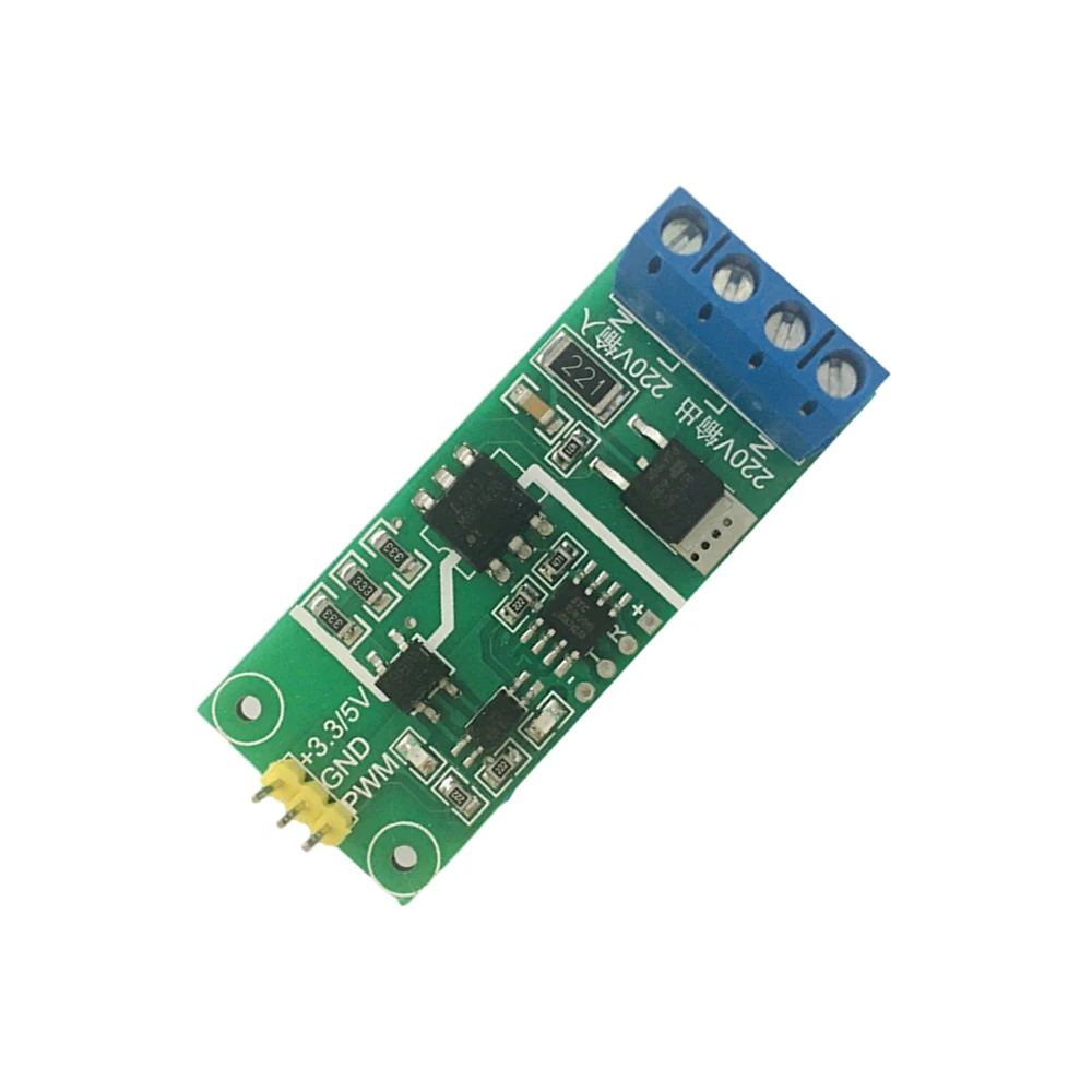 SCR PWM 0-100% Frequency Duty Cycle Adjustable Module AC 220V PWM Motor Speed Controller Dimmer Speed Voltage Power Regulator