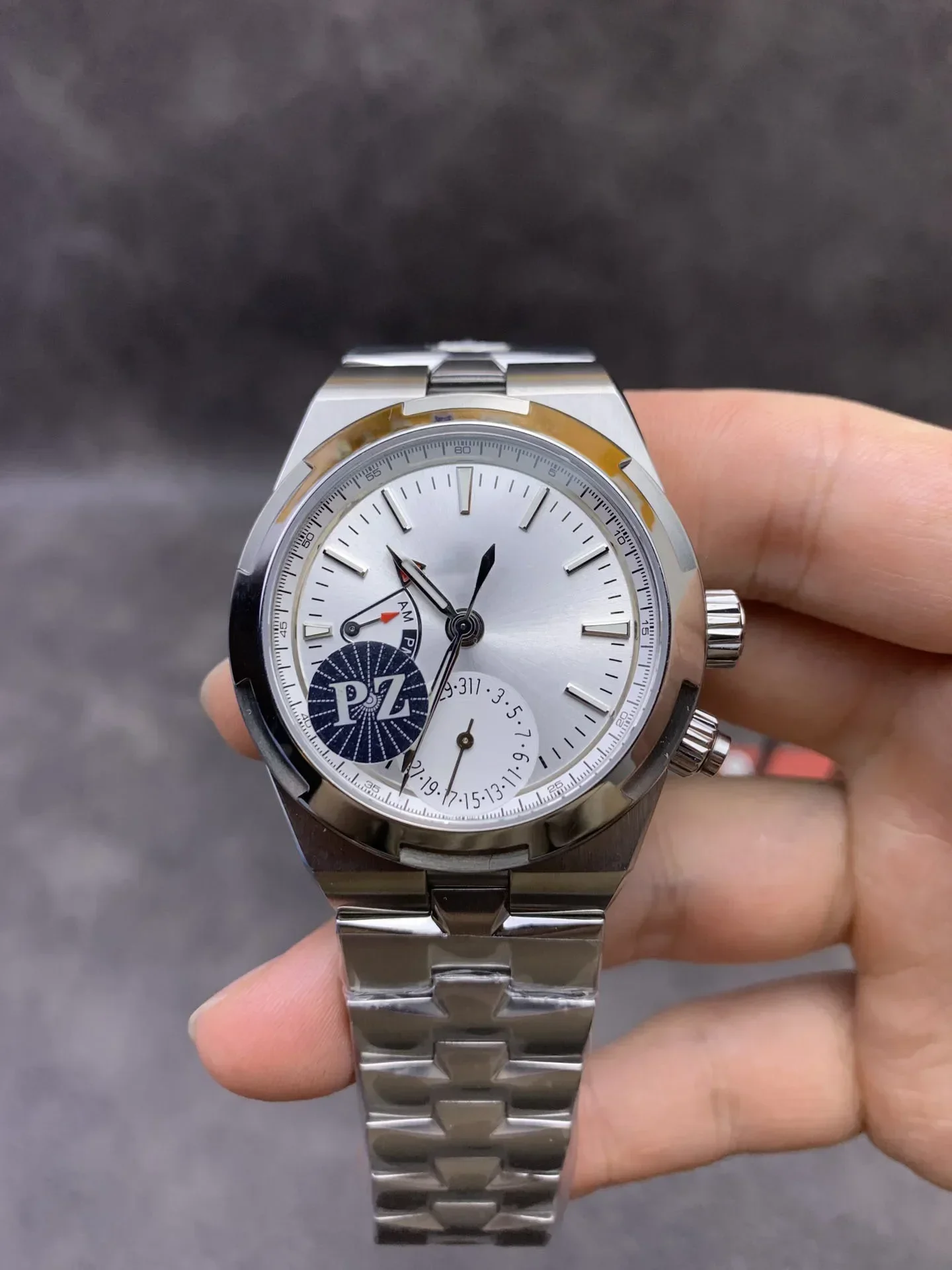 PZ factory Dual time zone 7900V watches 41mm diameter full function movement from Guangzhou