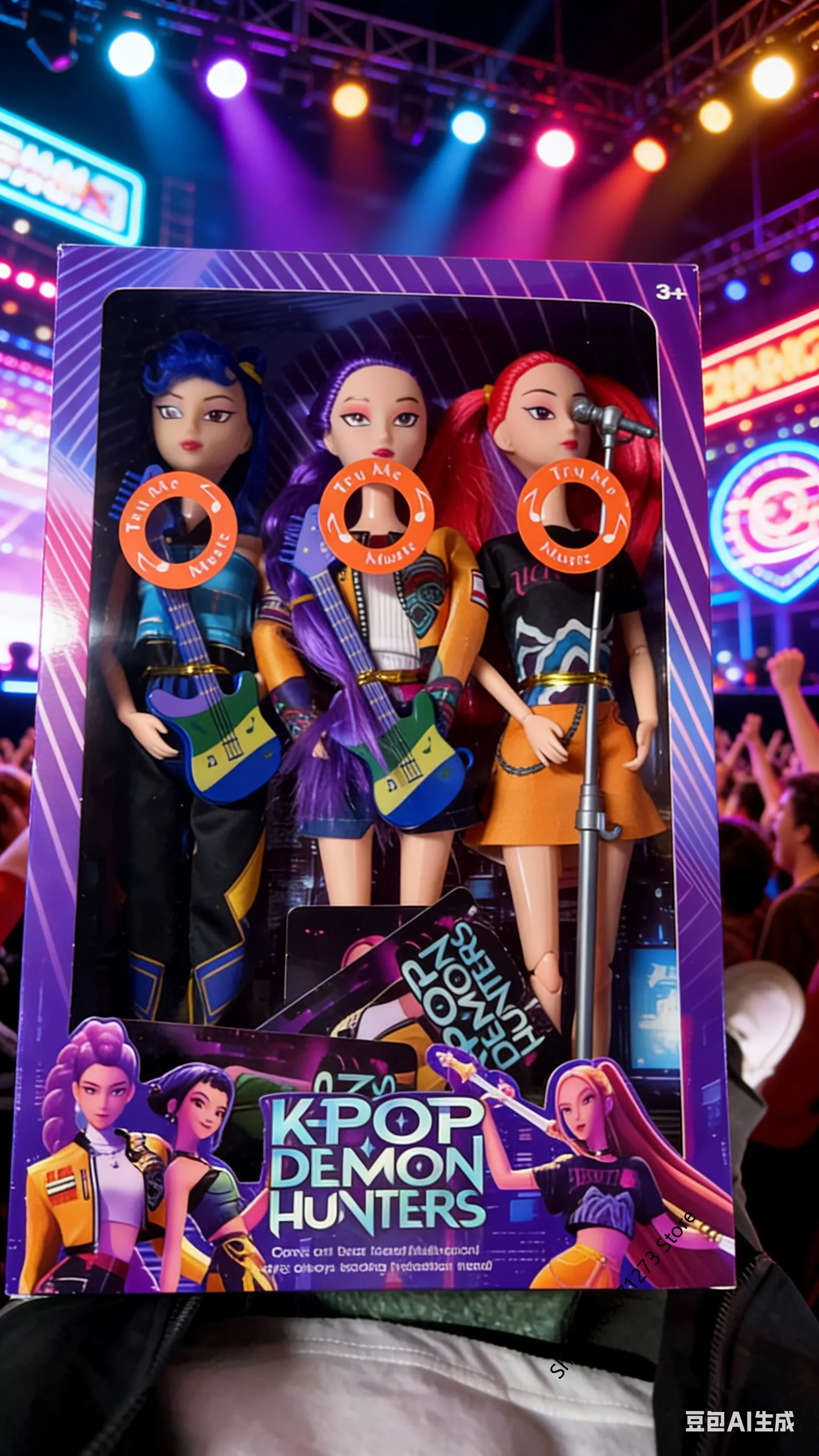 Anime dos desenhos animados kpop menina grupo música anime rumi mira zoe figuras de ação com modelo música decoração brinquedo crianças aniversário presente natal