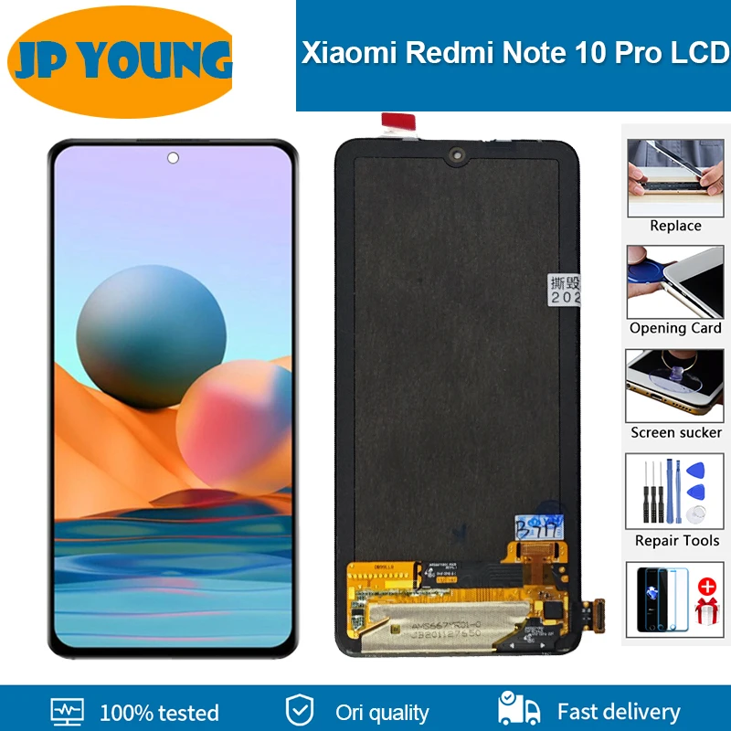667''-amoled-for-xiaomi-redmi-note-10-pro-lcd-display-screen-frame-touch-panel-digitizer-for-redmi-note-10pro-max-m2101k6g