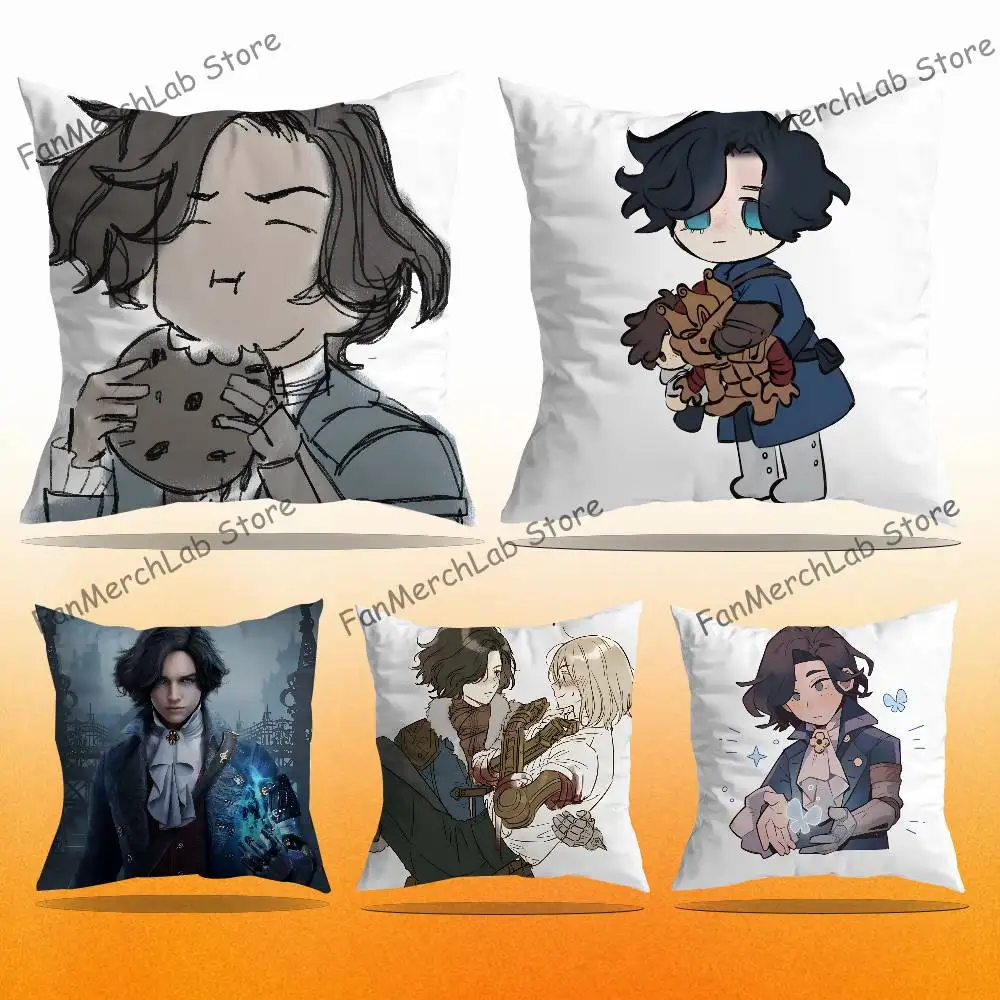 Lies Came P-PinoS chio Printed Pillow Cover Cushion Case Simple Sofa Pillow Case No Pillow Core