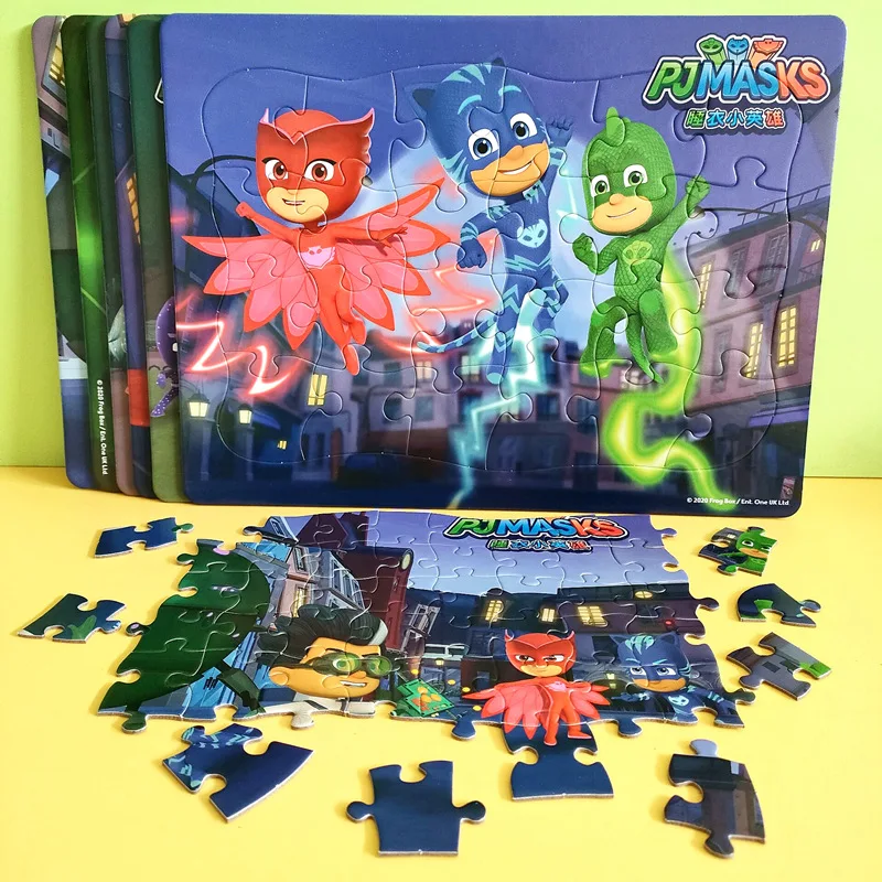 

40/60/100PCS PJ Masks Toy Puzzle Decoration Animal Cartoon Educational Toy Catboy Gekko Owlette Figure Collectible Model Kid Toy