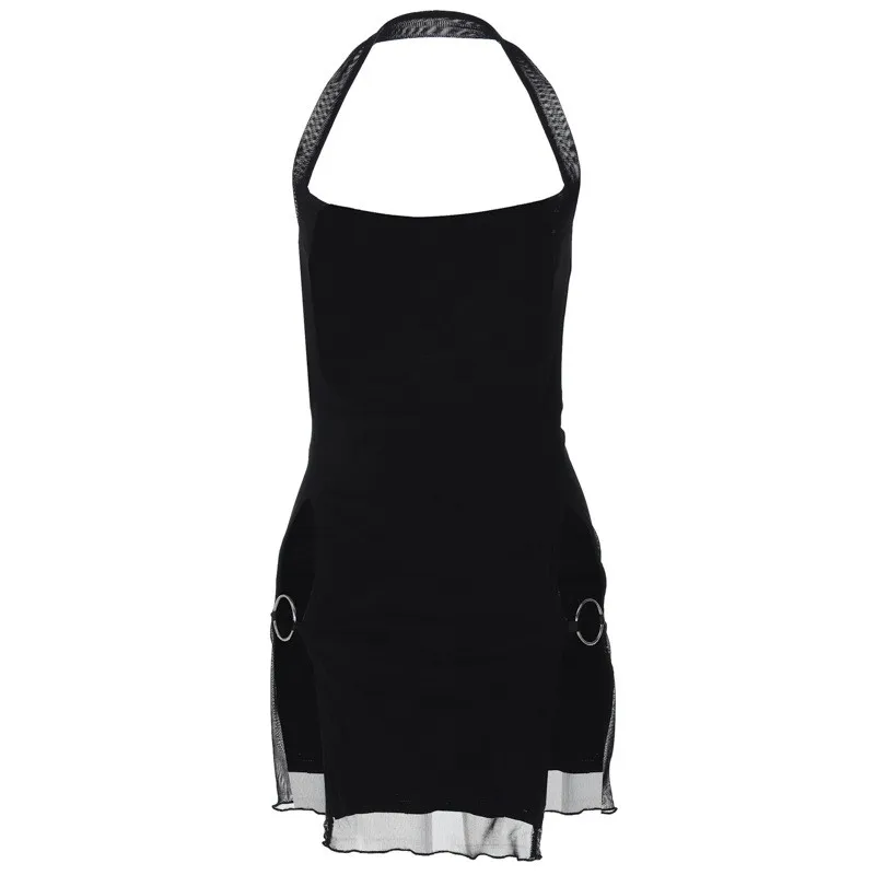 تنورة مثيرة ort Spicy Girl Sle Me See-tough التفاف حول شق النايلين عالية الخصر Bodycon Dr لفصل الصيف الجديد #5