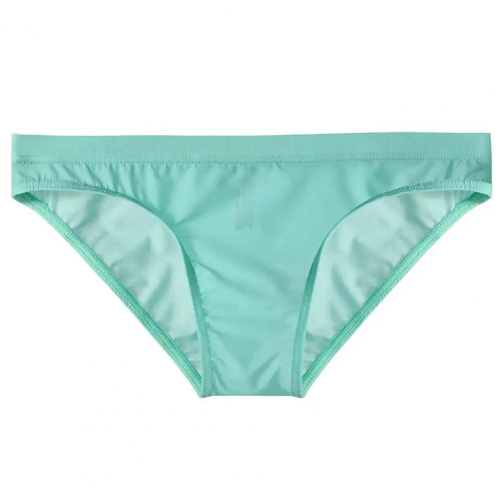

Fashion Men Panties Transparent Ice Silk Sexy Triangle Pants Thin See Through Men Sexy Briefs Home Use