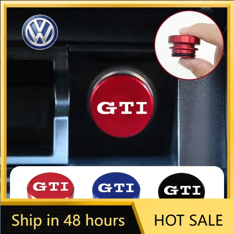 

Новая универсальная заглушка для автомобильного прикуривателя 12В с логотипом Volkswagen VW GTI, черно-красная, с кнопкой выталкивания, для интерьера автомобиля
