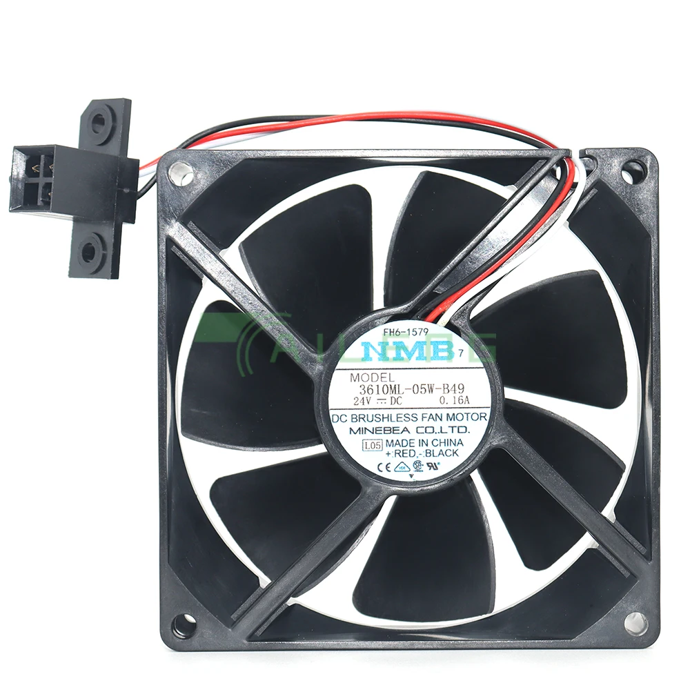 Ventilador de refrigeración para NMB 3610ML-05W-B49, sistema Fanuc de A90L-0001-0488, 92x92x25mm, DC24V, 0.16A