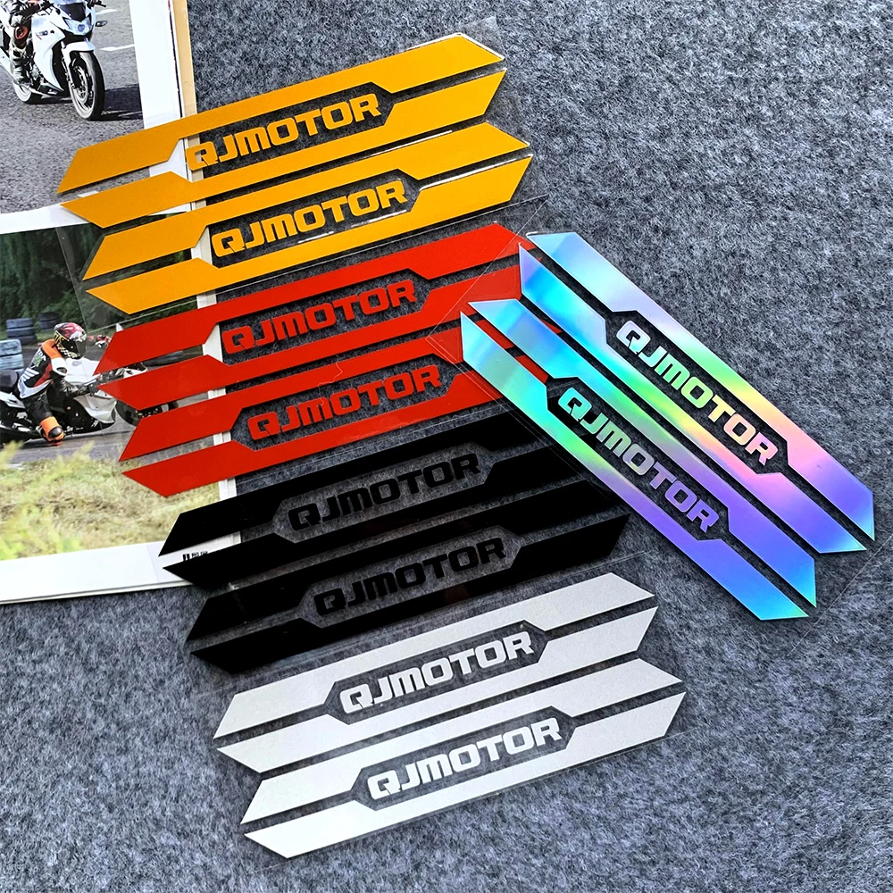 Anti-UV Reflective Shock Fork Stickers For QJMOTOR SRK600 RS SRT700 SX SRV250 Motorcycle Exterior Decor Decals