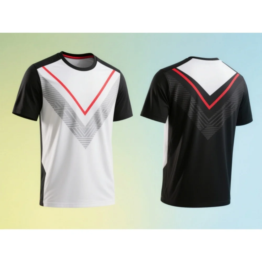 T-Shirt for Men 3D Print Stripe Geometry Colorful Splicing Pattern Tees Summer Simple Sports Football Badminton Clothing Leisure