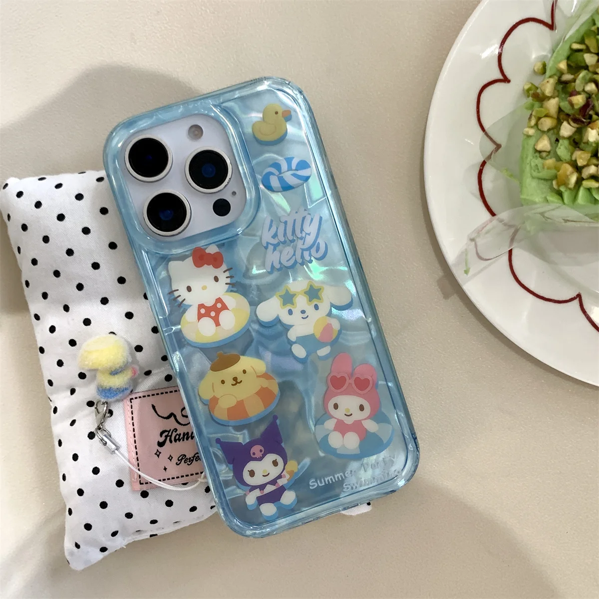 

Cute New Cartoon Fashion Girls Protective cover Phone Case For iPhone 16 15 14 13 Pro Max fundas iphone 15 case
