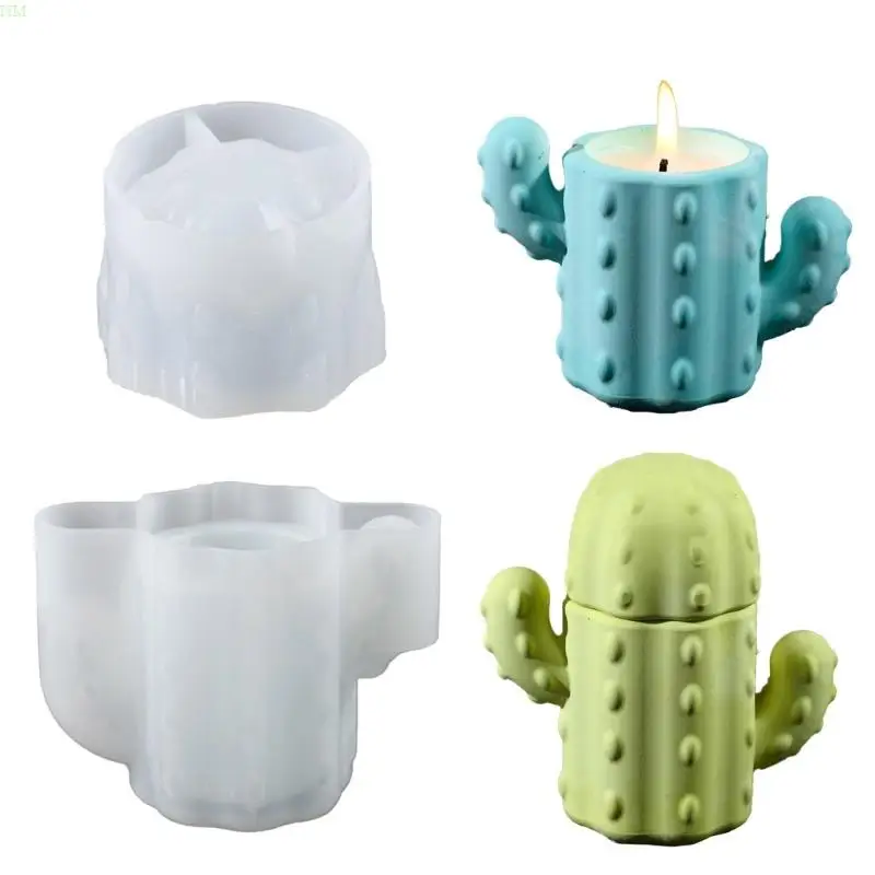 Sturdy Silicone Cactus Mold for Creating Artistics Holders and Boxes NM