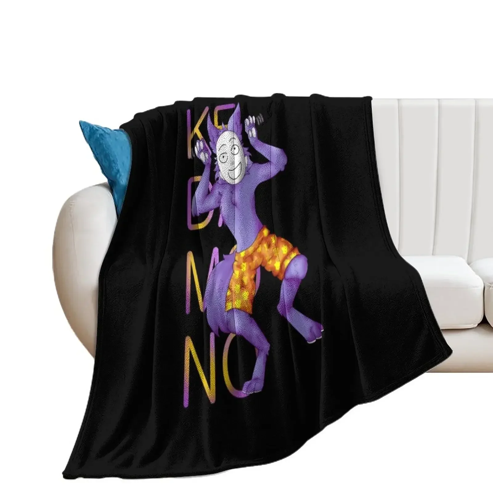 Kedamono Popee The Performer Throw Blanket Heavy For Decorative Sofa Hairys Multi-Purpose Blankets