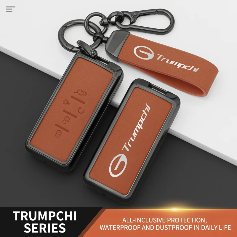 For GAC Trumpchi GS4 GM8 GA3 GA6 SGS7 GA4 GS5 GS3 Legend GS8 Keychain Keyless Box Accessories Car Key Case Cover