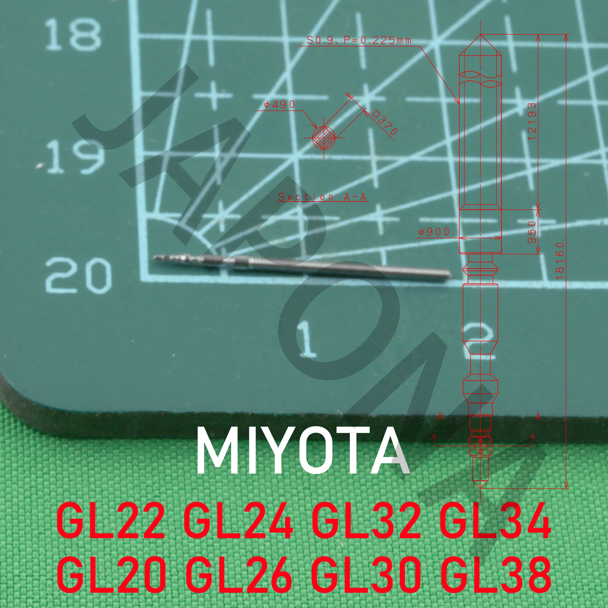 MIYOTA GL22 stem GL24 stem GL32 stem GL34 stem GL20 stem GL26 stem GL30 stem GL38 stem GL22 stem movement stem GL22 movement ste