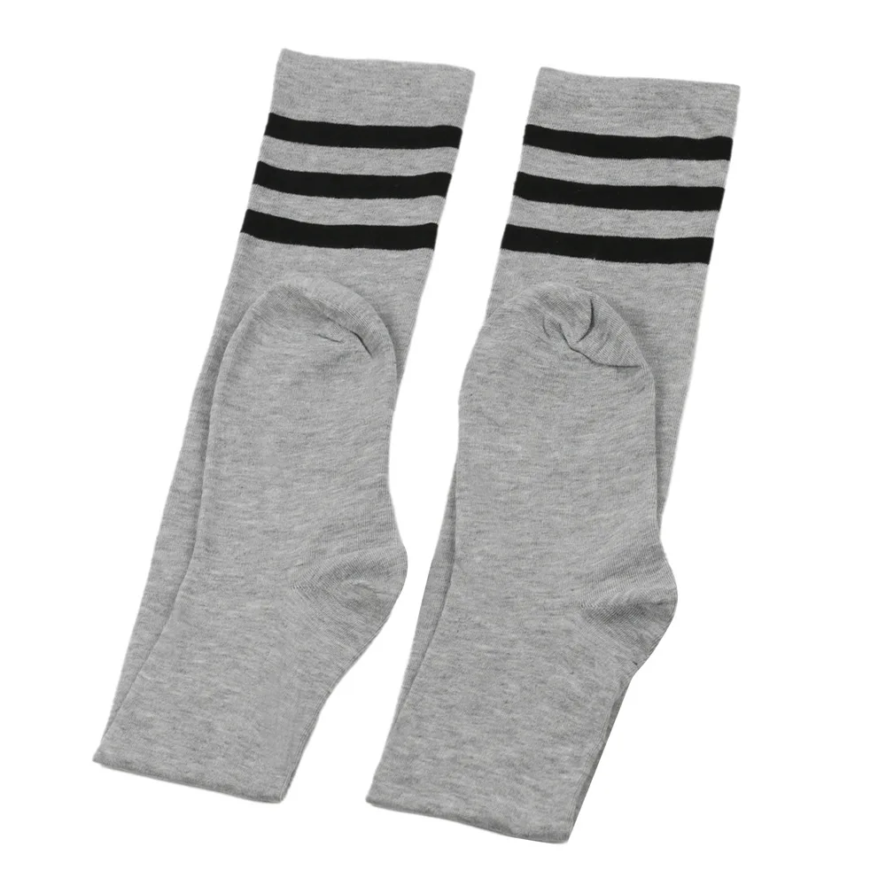 Plus Size Oberschenkelhohe Socken für Damen, gestreifte Overknee-Socken für den Alltag, Cosplay, Freizeitoutfits, weiche, atmungsaktive Kniestrümpfe – Detail 18